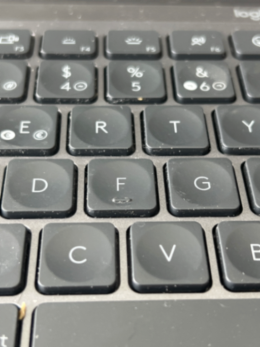 Teclado de laptop negro QWERTY