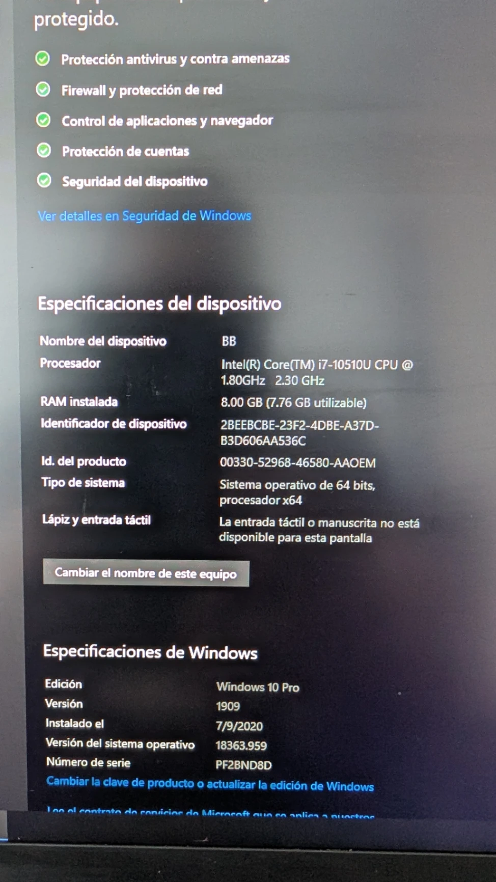 Lenovo X1 Carbon Generacion 7 — miniatura 4