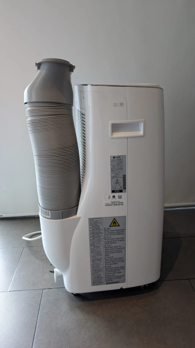 Aire acondicionado portátil LG DUAL Inverter blanco — miniatura 3