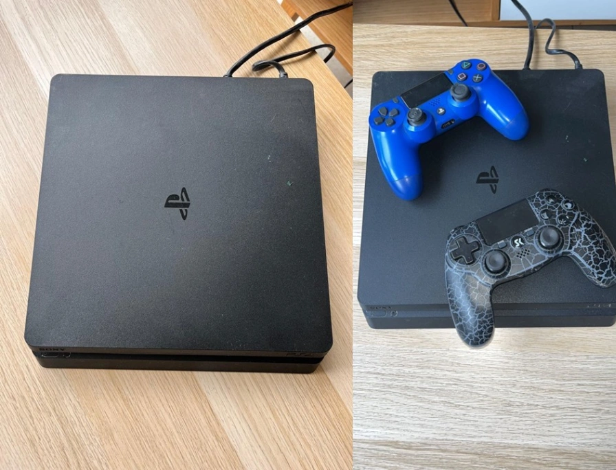 Consola Sony PlayStation 4 con dos controles — miniatura 2