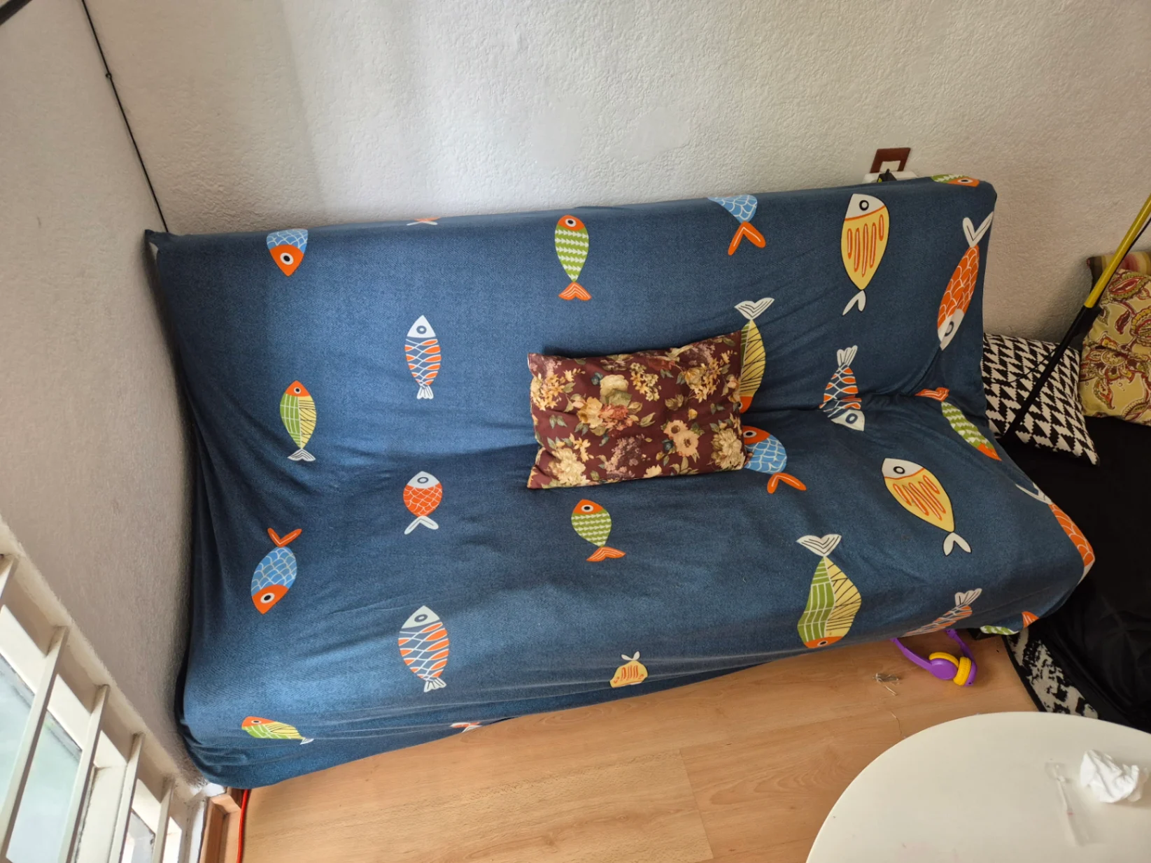 Sofá Cama Plegable con funda estampada de peces — miniatura 2